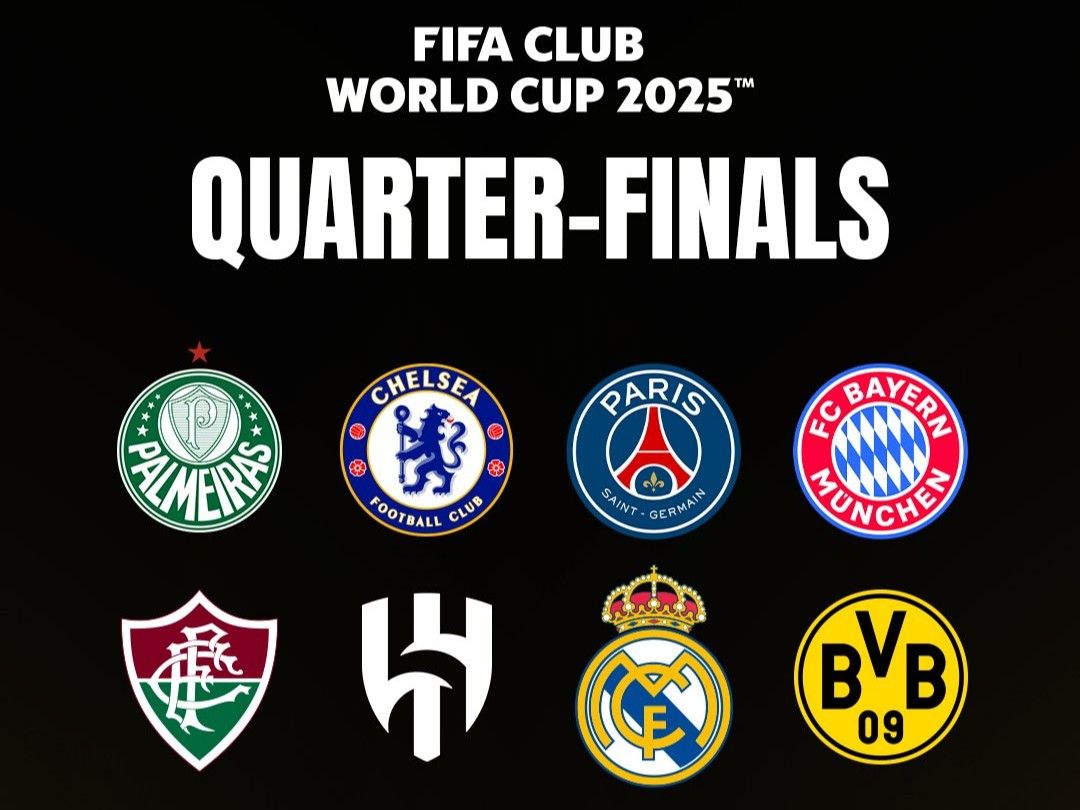 世俱杯八强分布：欧洲5席德甲双雄在列，南美巴西2队处同一半区，新月成亚洲之光