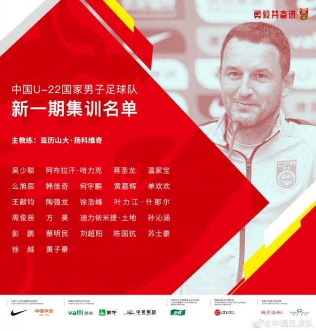 亚博app-U22国青备战杭州亚运会名单：阿布拉汗、么旭辰入选